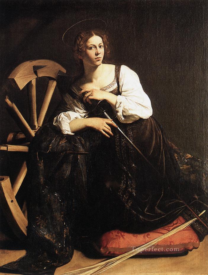 St Catherine of Alexandria Caravaggio Oil Paintings